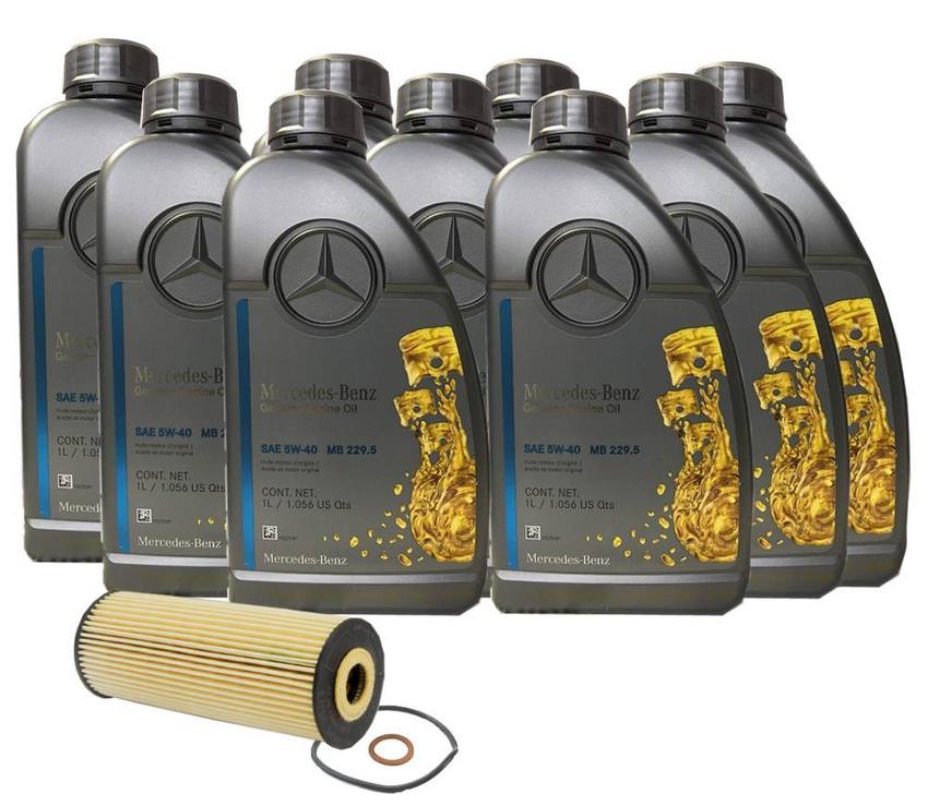 Mercedes Engine Oil Change Kit - (5W-40) 1041800109